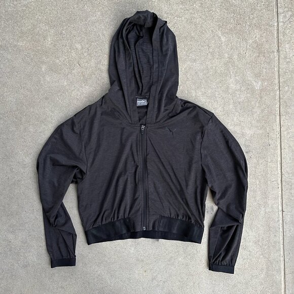 Puma Soft Sport Drapey Hooded Zip Up Jacket - Picture 7 of 14